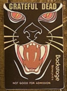 Grateful Dead Backstage Pass (1 of 1)