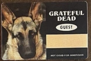 Grateful Dead Backstage Pass: Offered is an original, vintage backstage pass from the Grateful Dead’s legendary touring history.