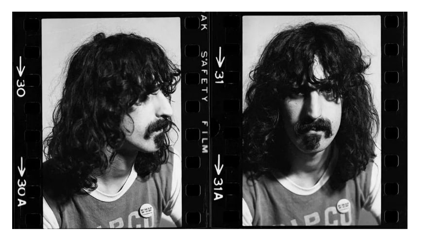 Frank Zappa Original David Gahr Photo Negatives: Acquired directly from David Gahr. There are no prints for sale for these negatives.