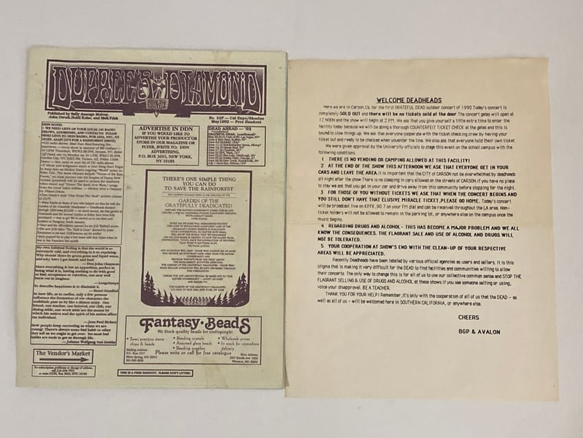 Vintage Grateful Dead ephemera: See pics