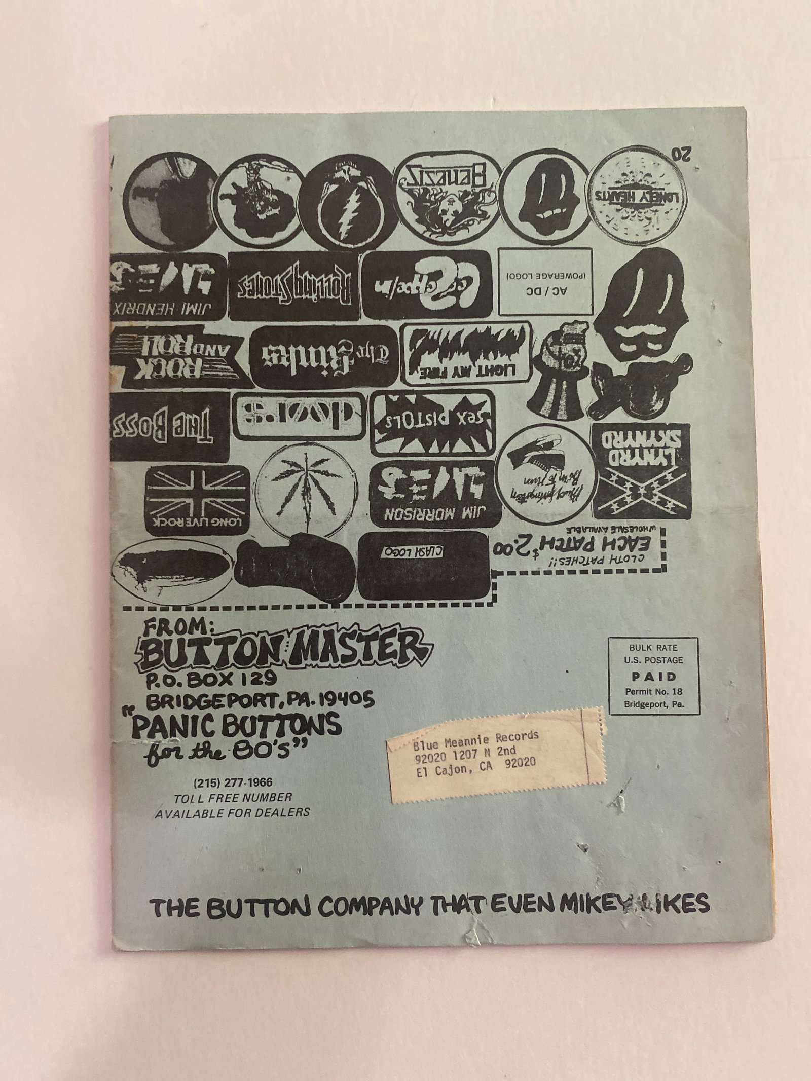 Buttin Master Catalog Grateful Dead Lot - 2