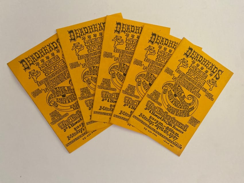 Grateful Dead After Party Flyers: 5 in all