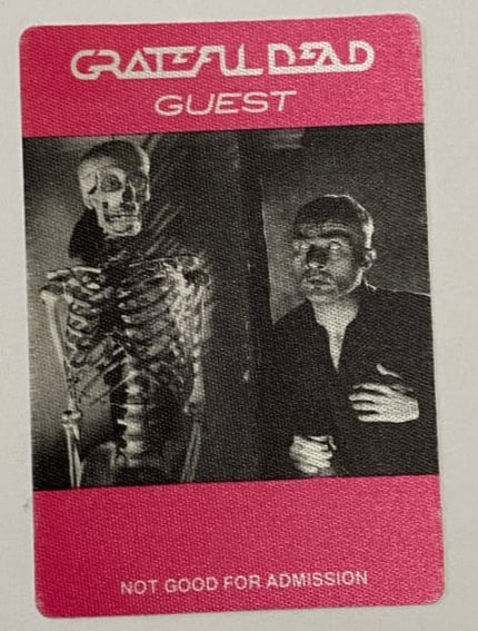 Grateful Dead Backstage Pass (1 of 2)