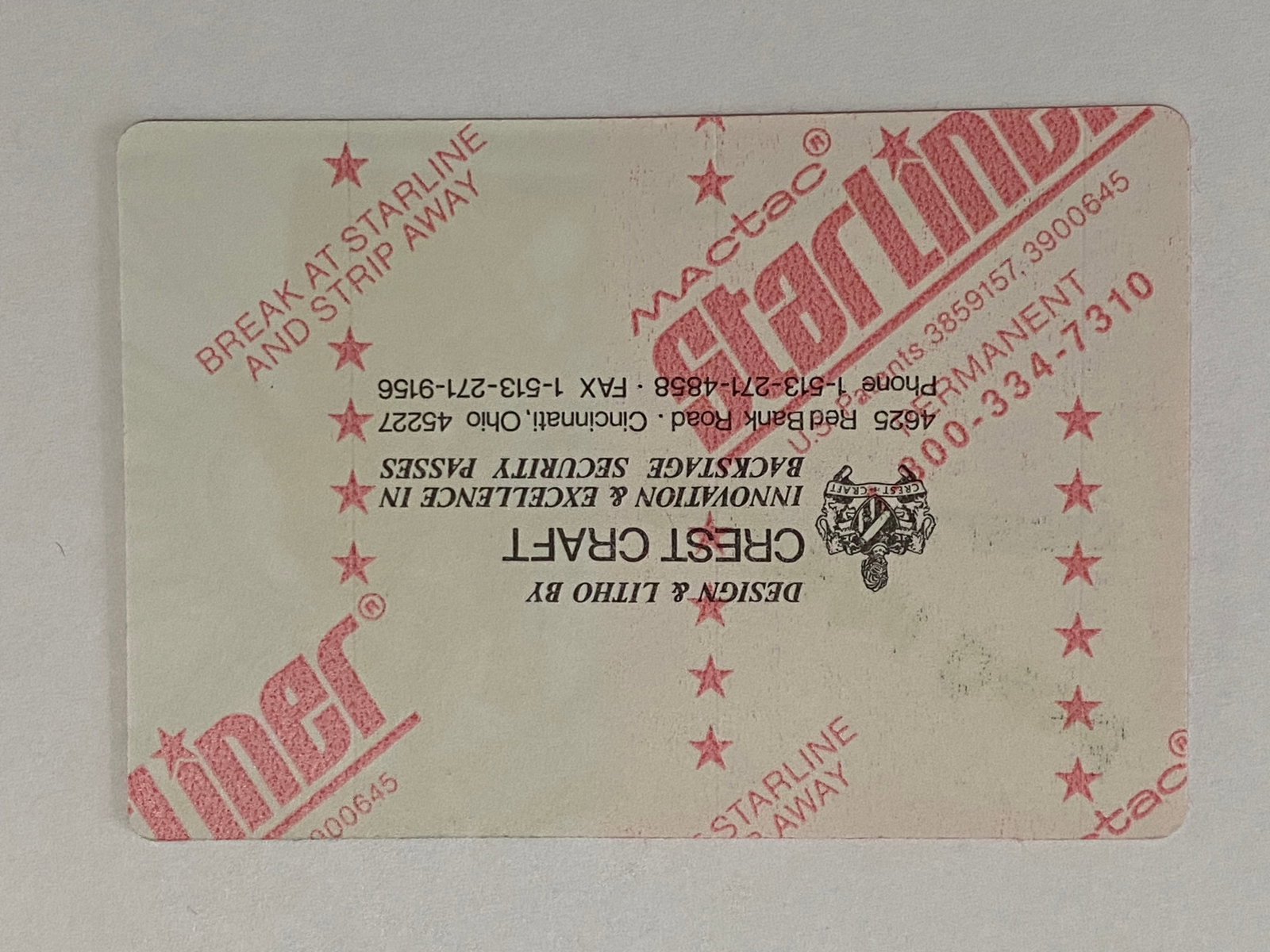 Grateful Dead Backstage Pass - 2