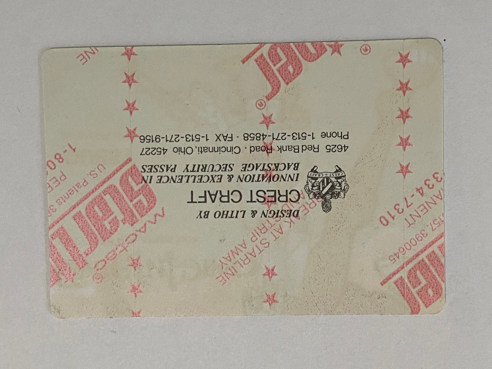 Grateful Dead Backstage Pass - 2