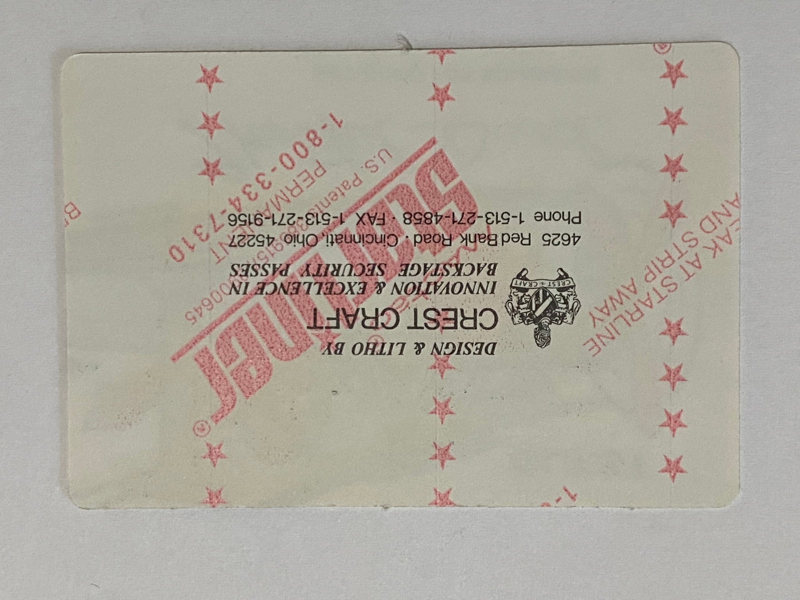 Grateful Dead Backstage Pass - 2