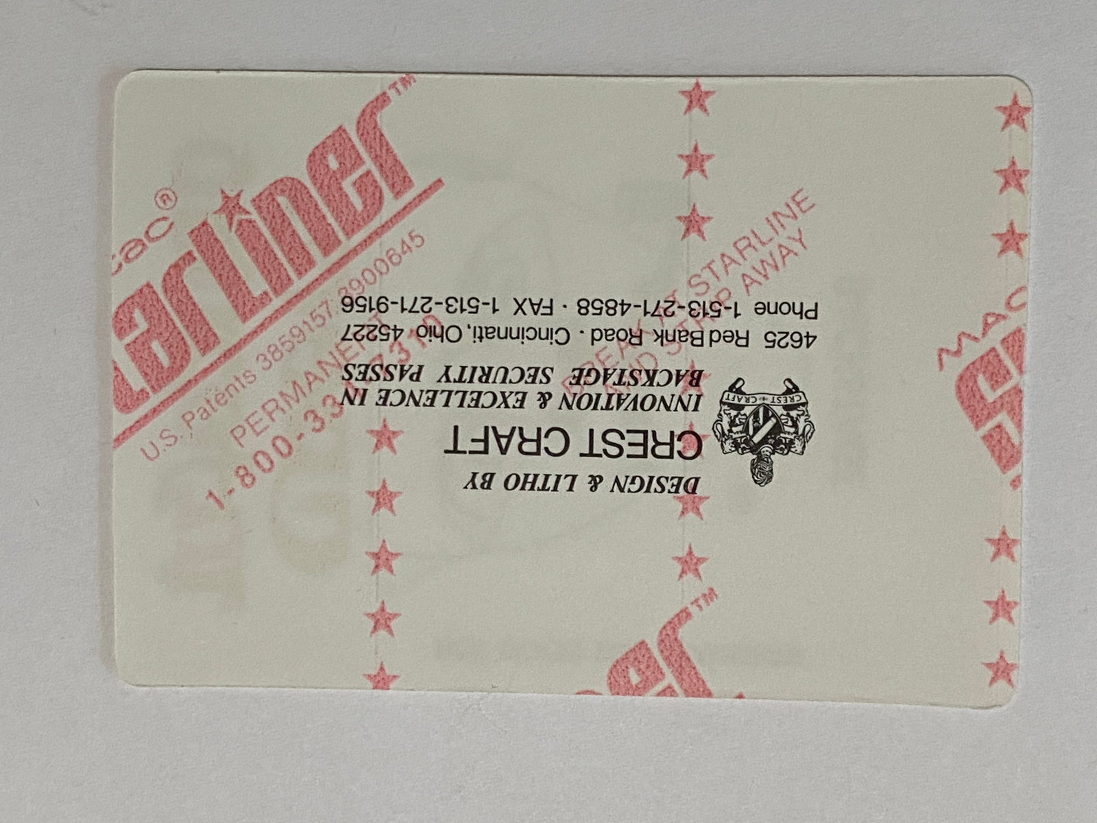 Grateful Dead Backstage Pass - 2