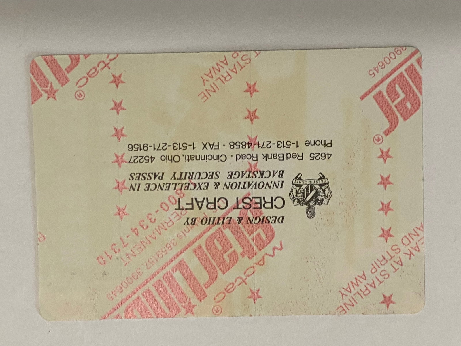 Grateful Dead Backstage Pass - 2