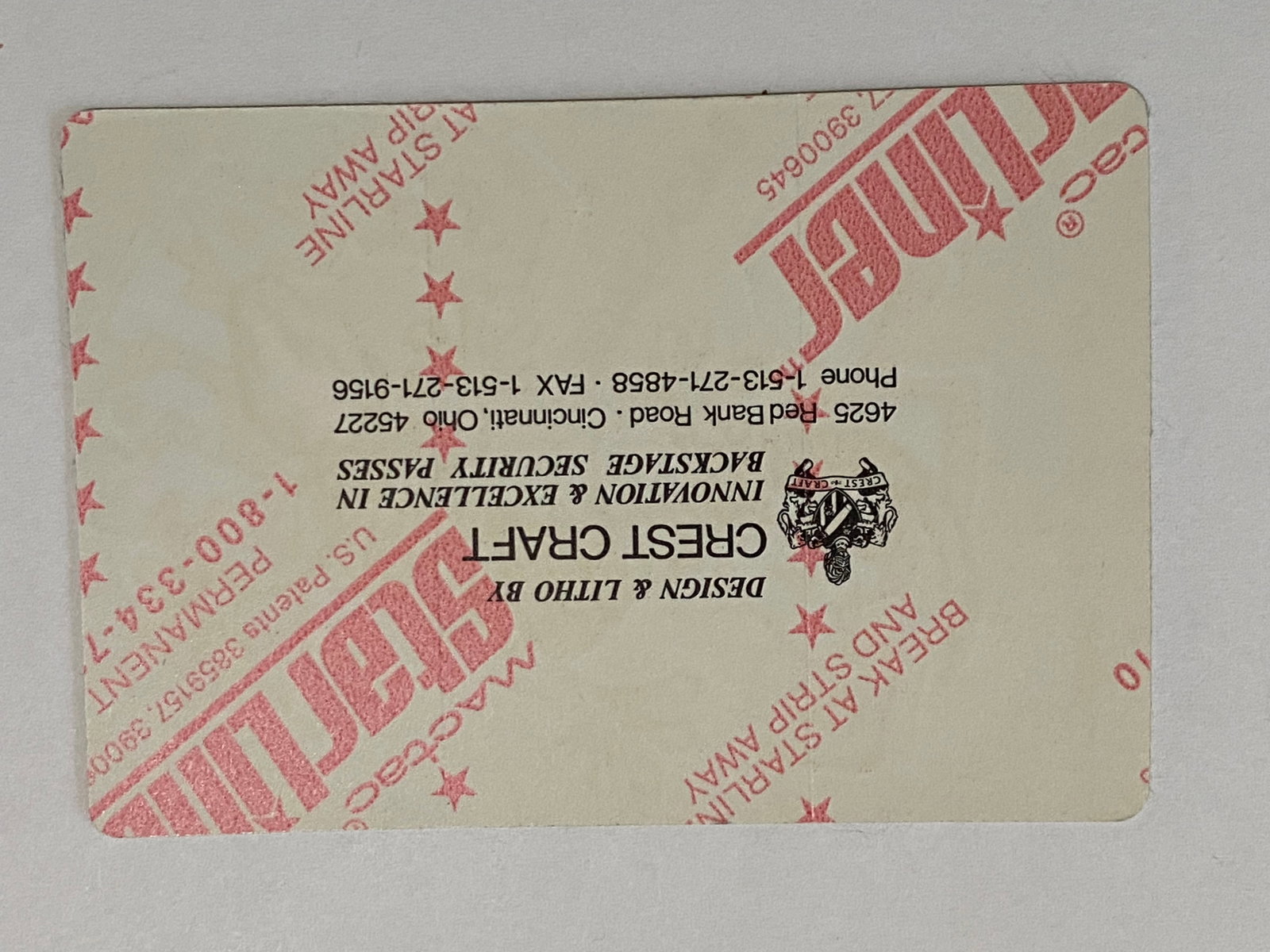 Grateful Dead Backstage Pass - 2