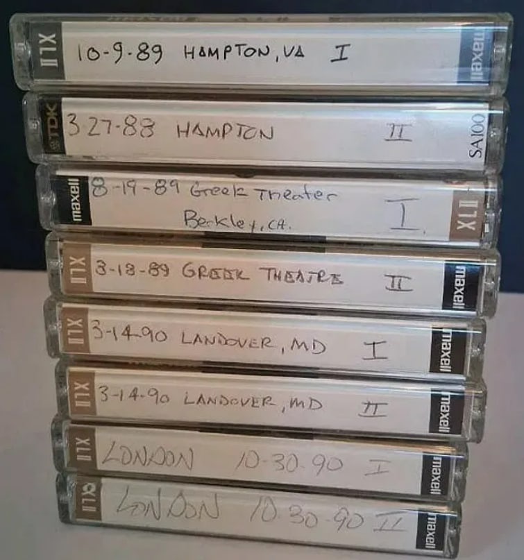 Grateful Dead Concert Bootleg Tape Lot (1 of 1)