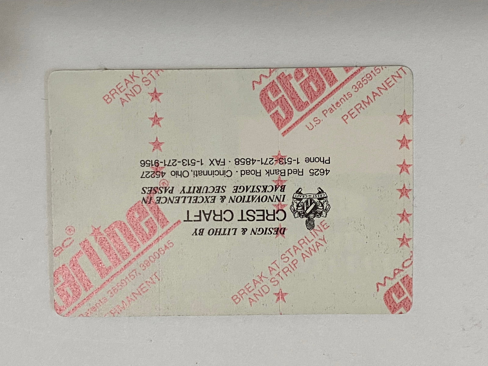 Grateful Dead Backstage Pass - 2