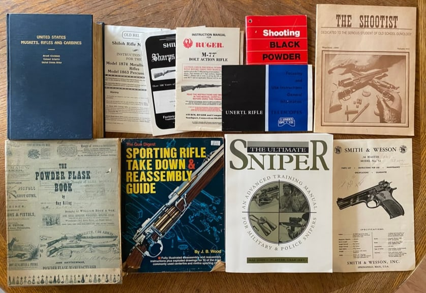Vintage Gun Firearm Book Lot Signed (1 of 3)