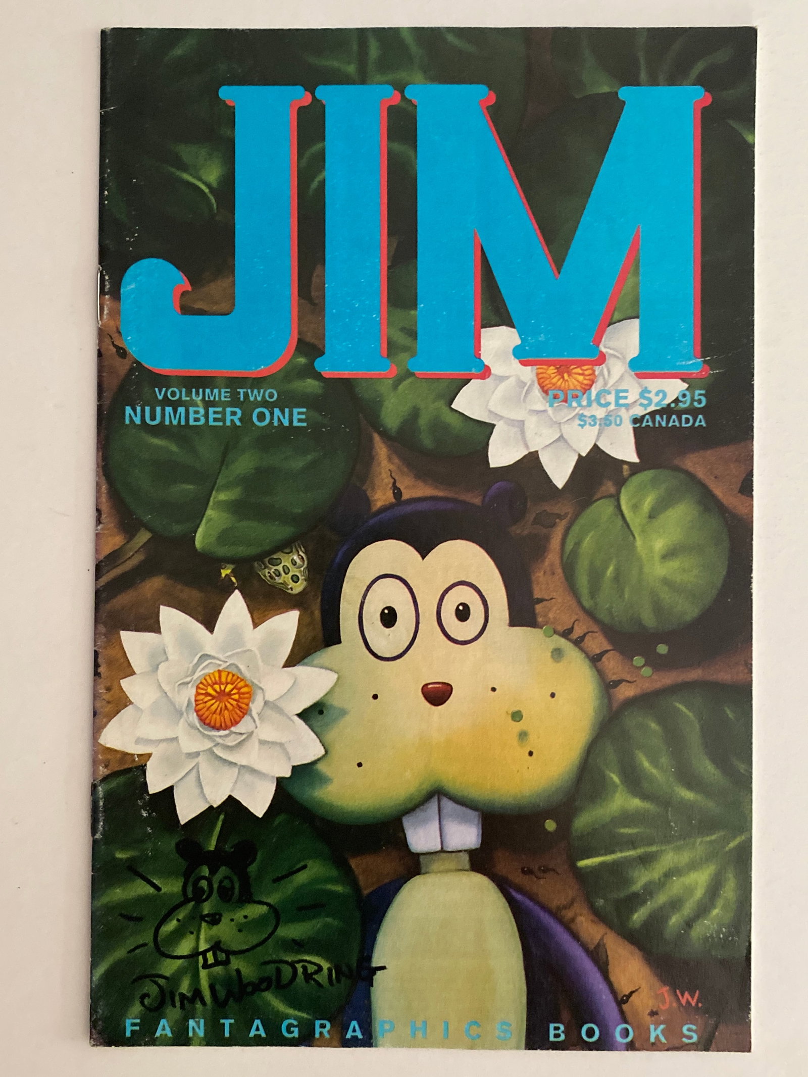 Jim Woodring Signed Comic Book (1 of 2)