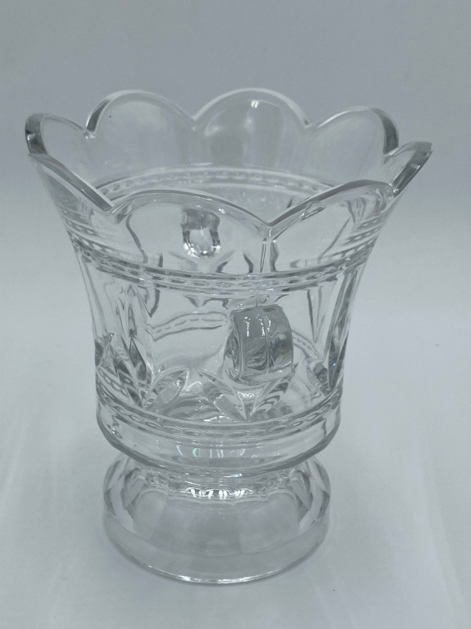 Antique Crystal Vase - 2