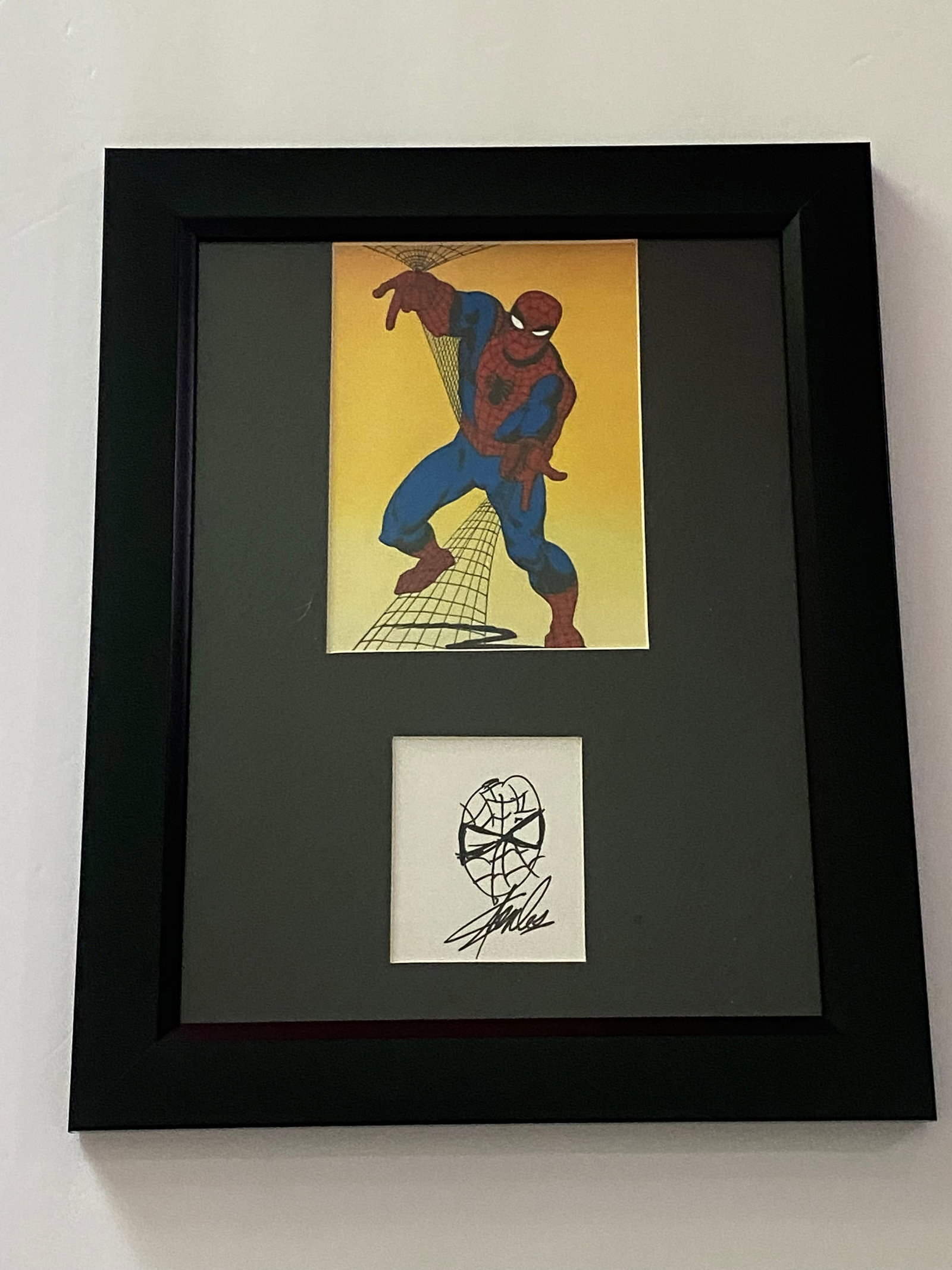 Stan Lee Autographed Spiderman Drawing (1 of 1)