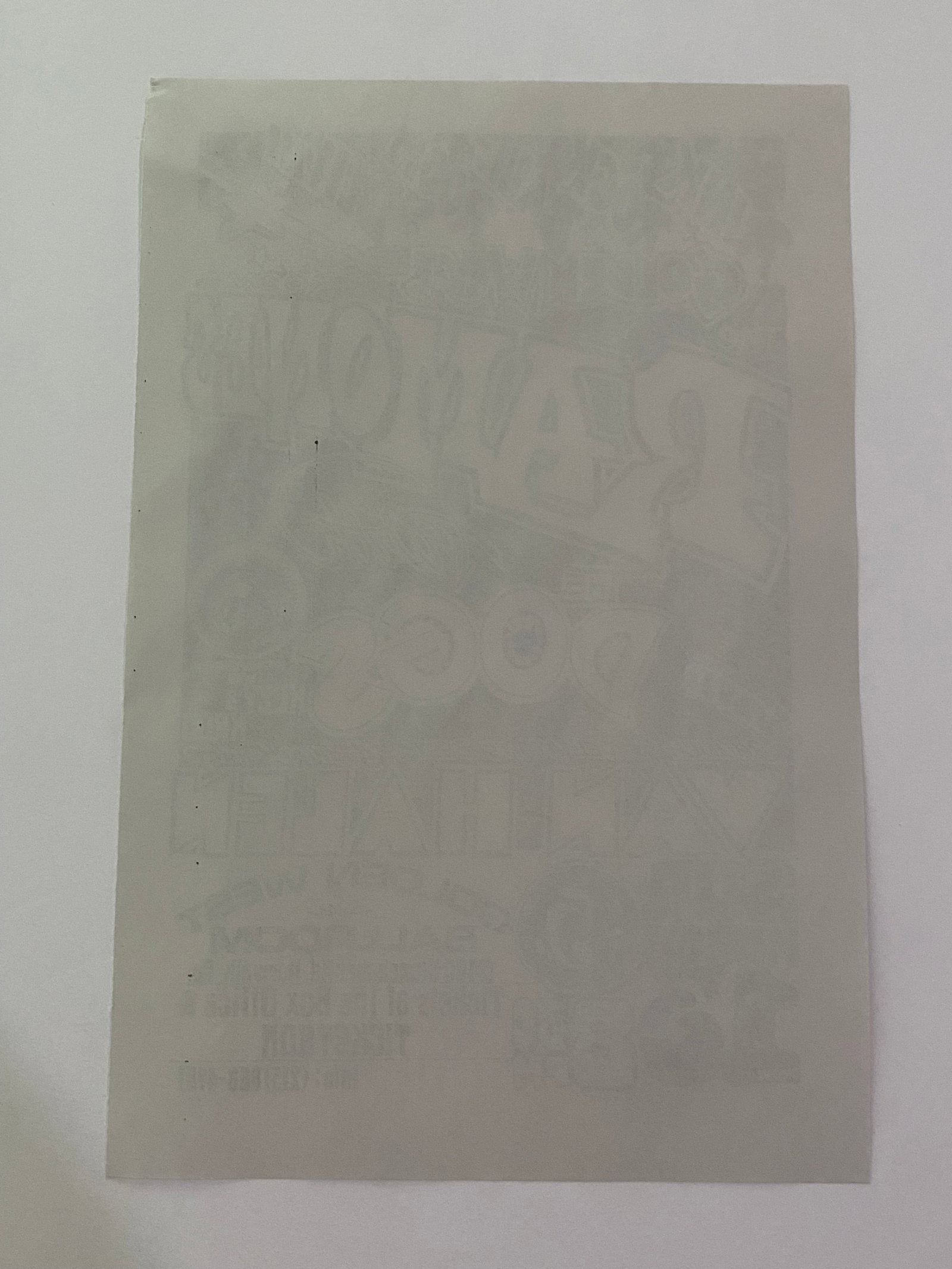 Ramones & Van Halen Original Concert Flyer - 2