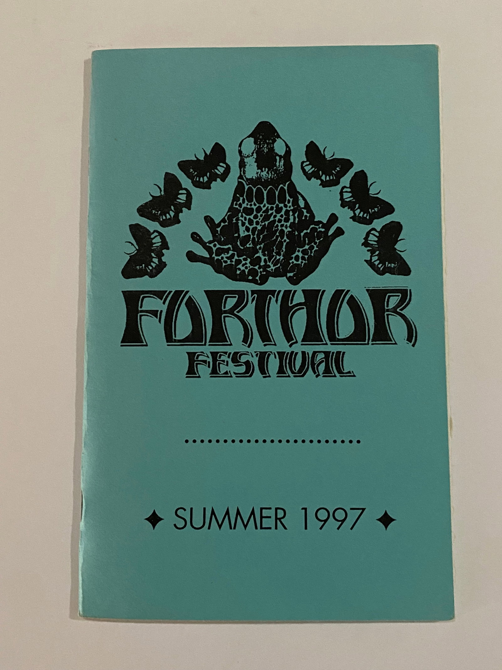 Grateful Dead 1997 Further Festival Itinerary Book: Grateful Dead 1997 Furthur Festival Itinerary Book – Original itinerary book from the 1997 Furthur Festival tour featuring members of the Grateful Dead. A scarce backstage collectible.