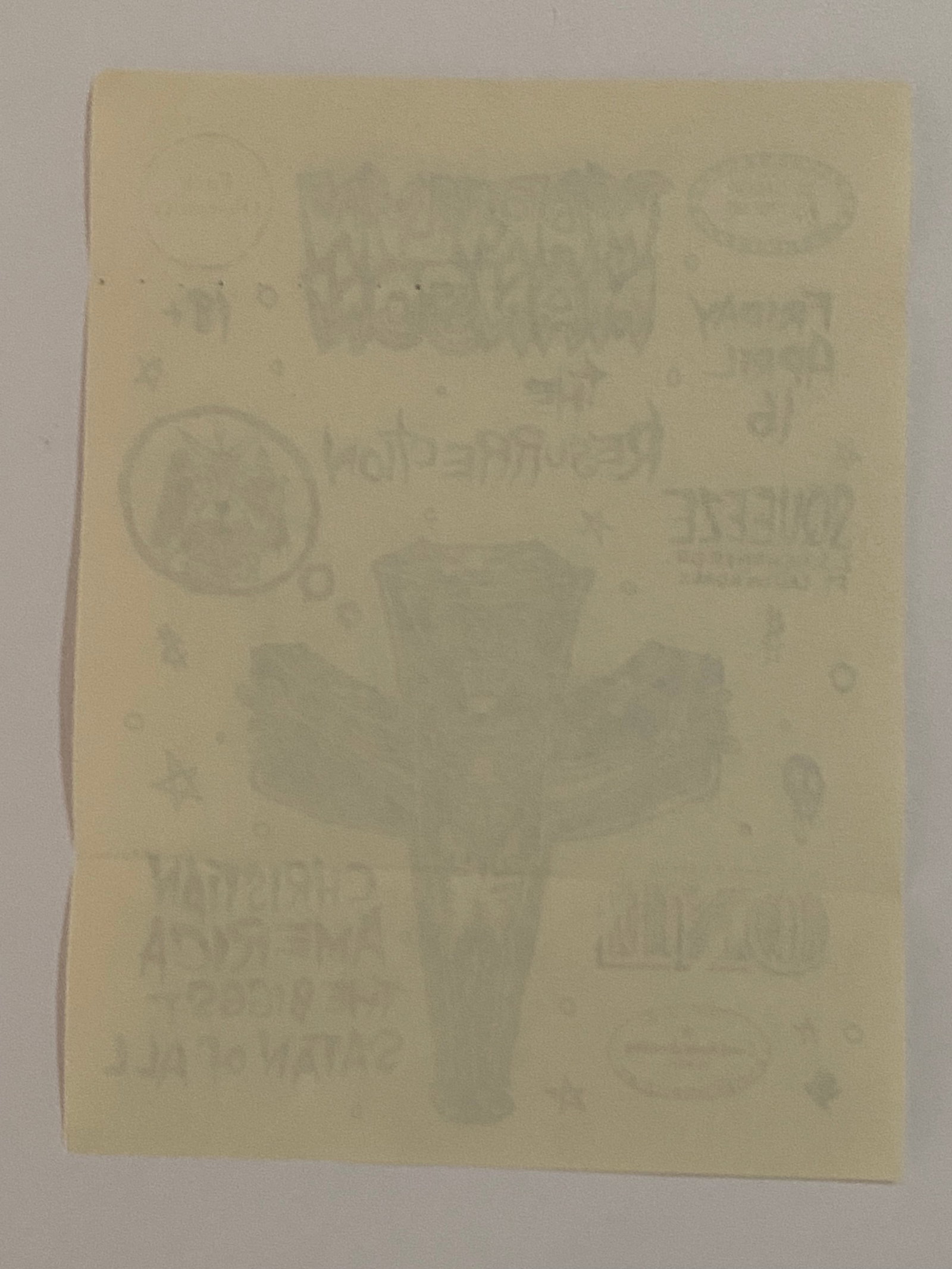 Marilyn Manson Original Concert Flyer - 2