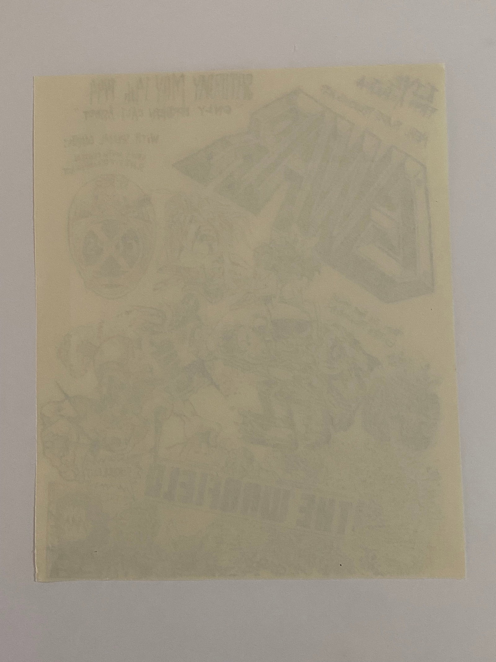 GWAR Original Concert Flyer - 2