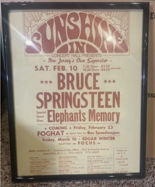 Bruce Springsteen Concert Poster (1 of 1)