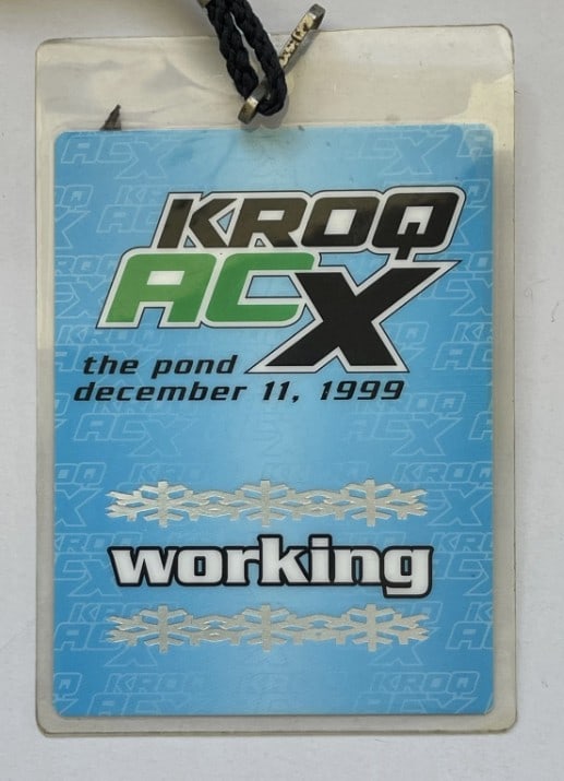 Acoustic Christmas 1999 Backstage Pass (1 of 1)