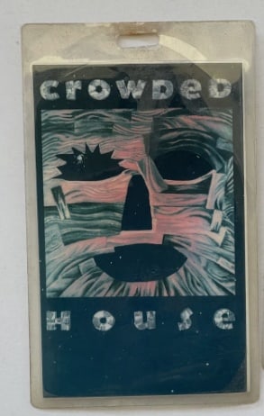 Crowded House 1991 Release Party Pass: Crowded House 1991 Release Party Pass – Original admission pass from the 1991 Crowded House release party. A rare promotional collectible associated with the acclaimed Australian rock band.