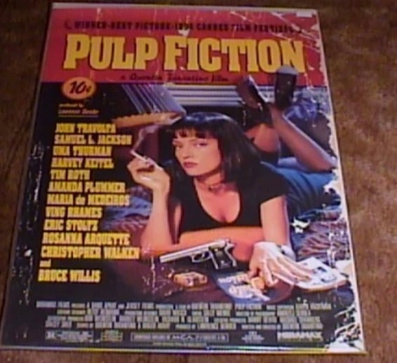 Pulp Fiction Original Movie Poster - 2