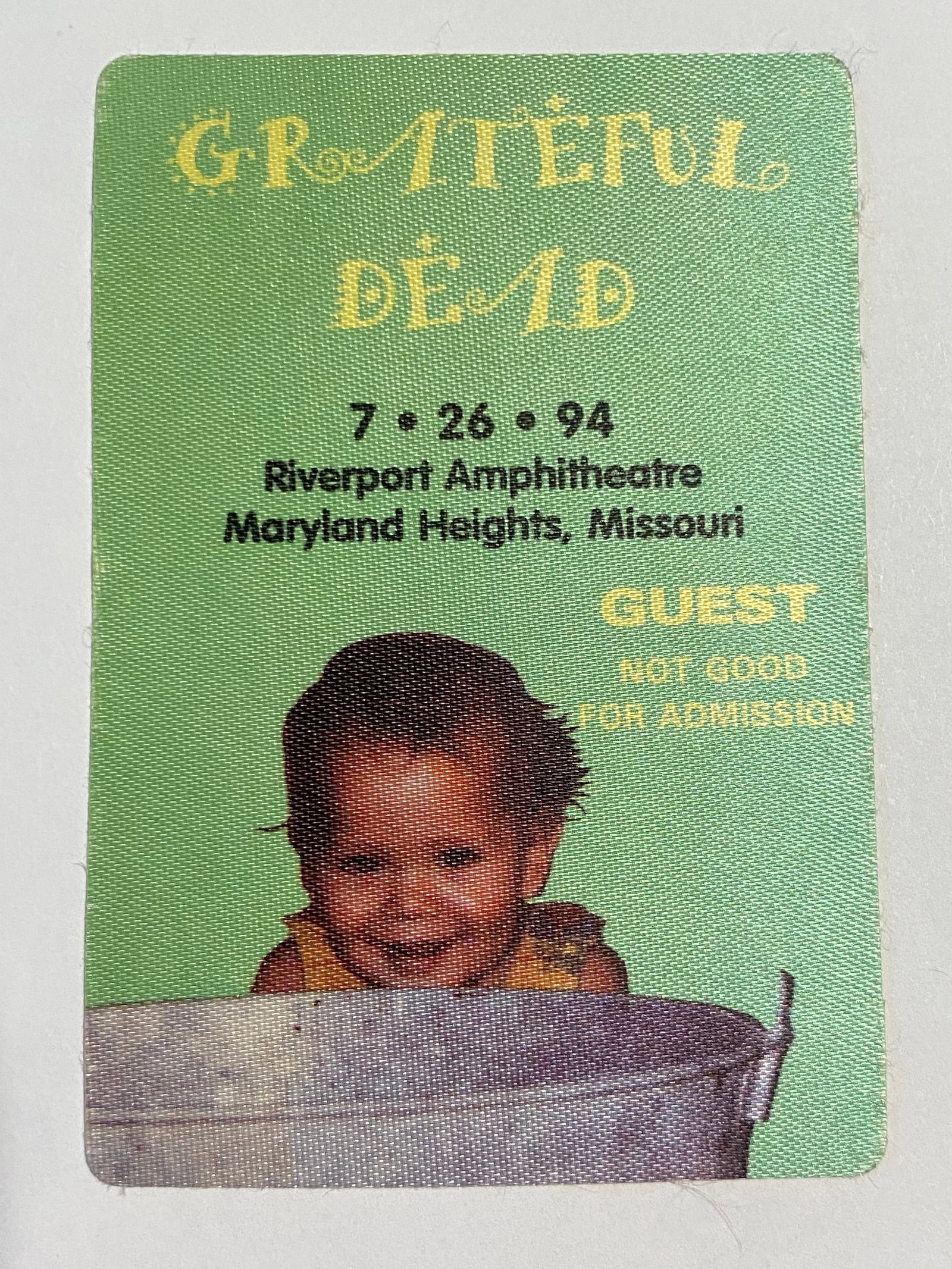 Grateful Dead 1994 Concert Backstage Pass: See pics