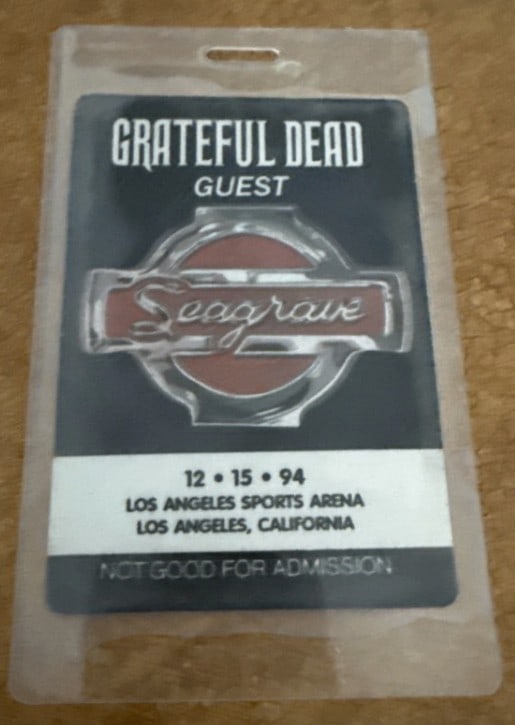 Grateful Dead 1994 Backstage Pass (1 of 1)