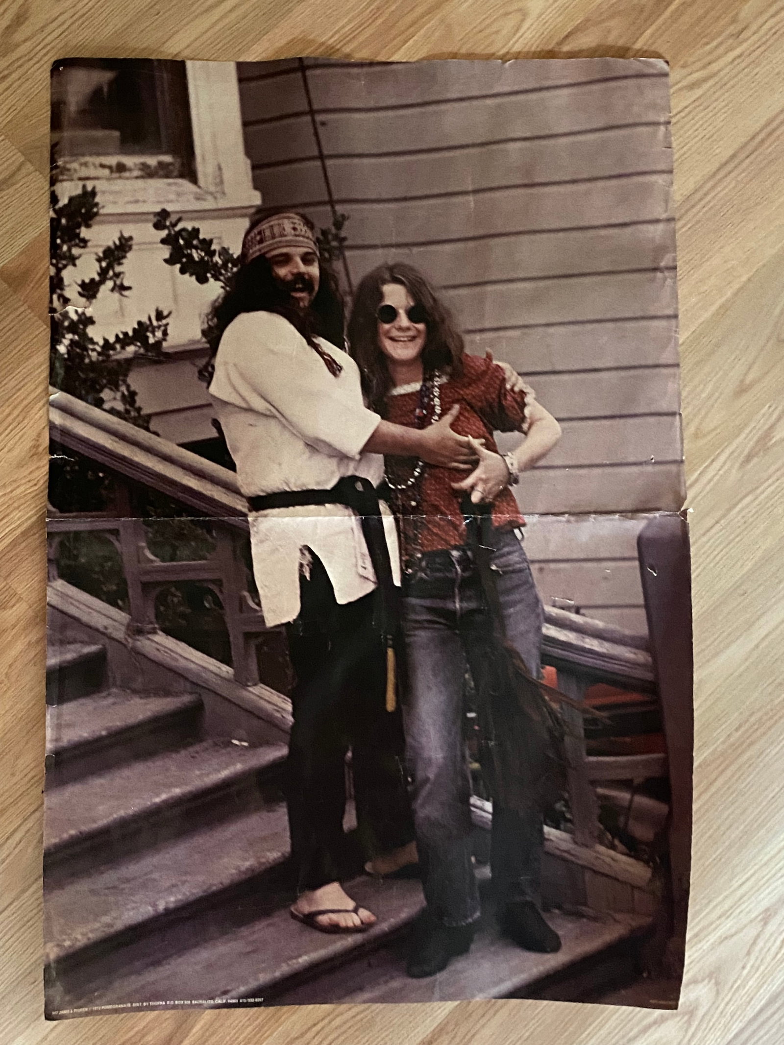 Grateful Dead Janis Joplin Pigpen Poster: 1st Printing. 34x23