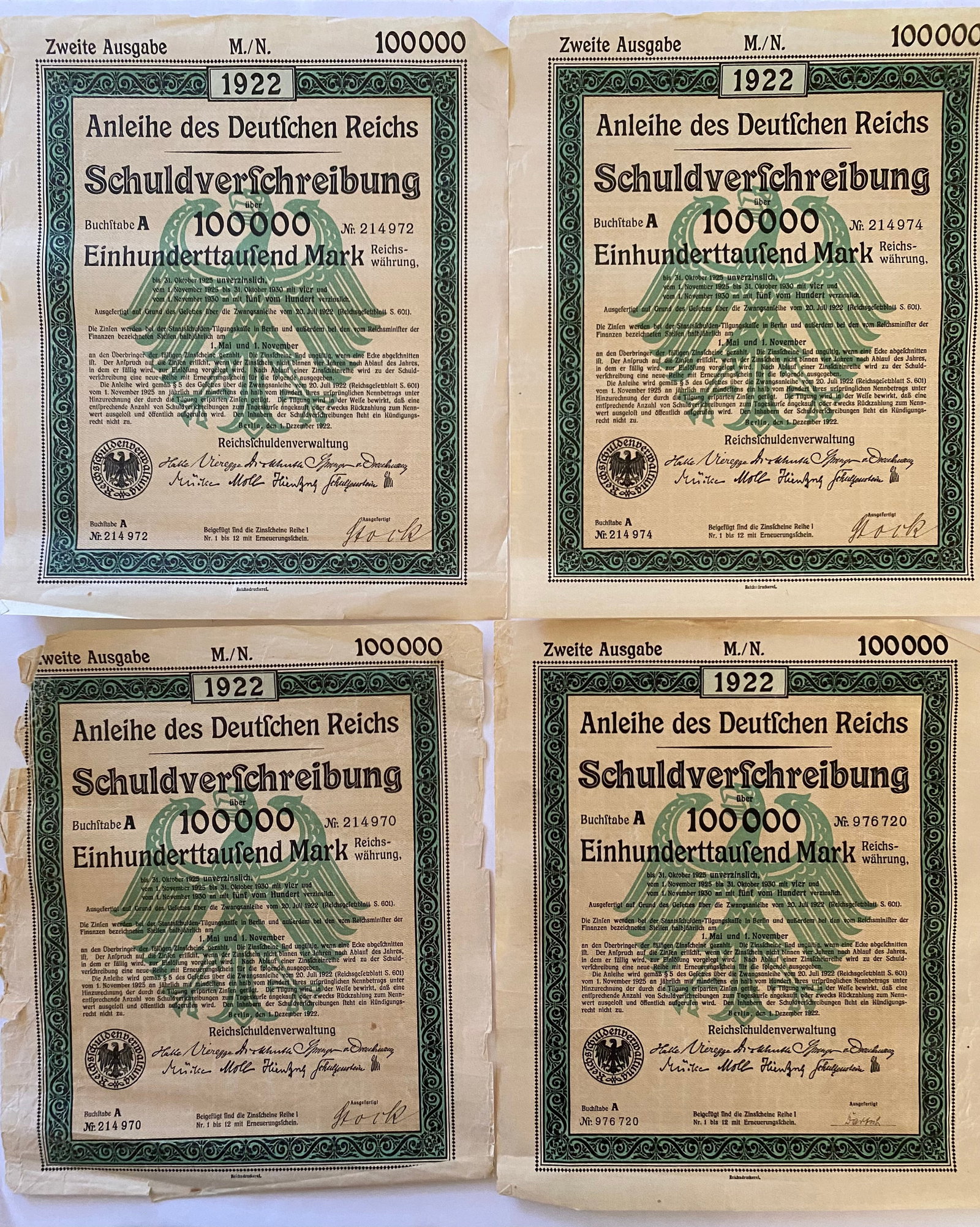 Germany 1923 Bank Note Lot - 2