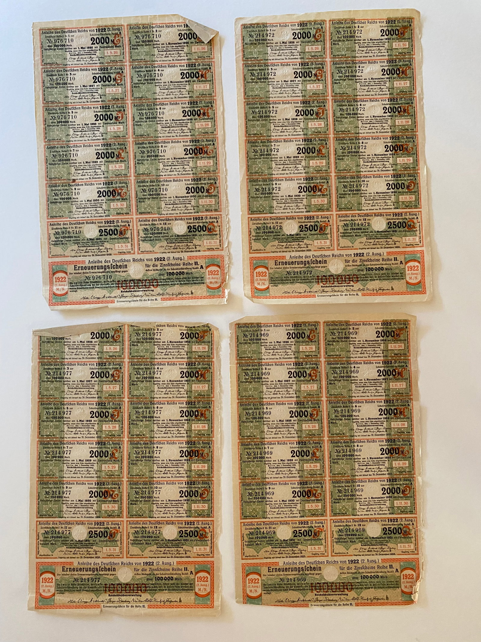 Germany 1923 Bank Note Lot - 3