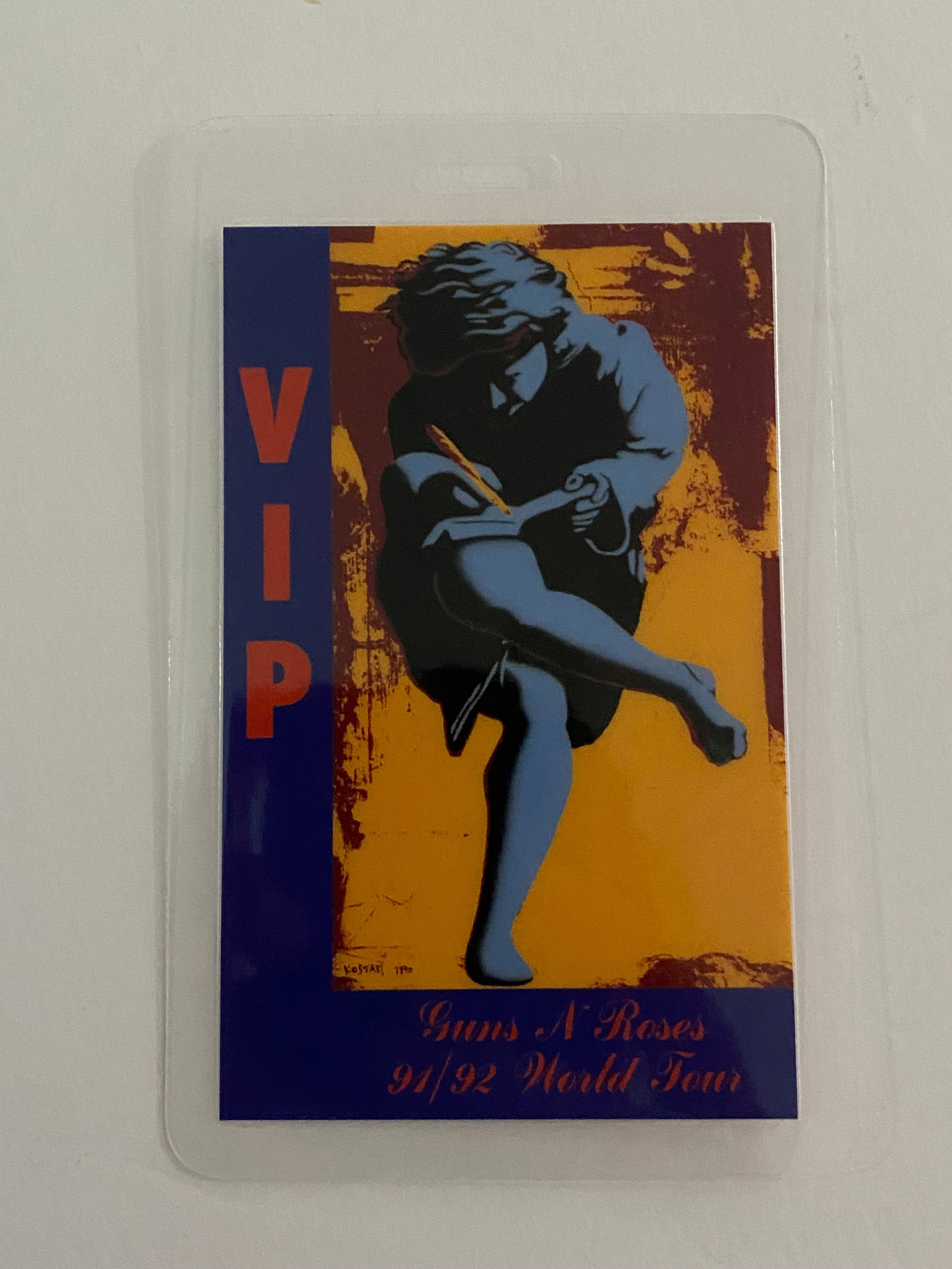 Guns N' Roses 1992 Concert VIP Backstage Pass (1 of 1)