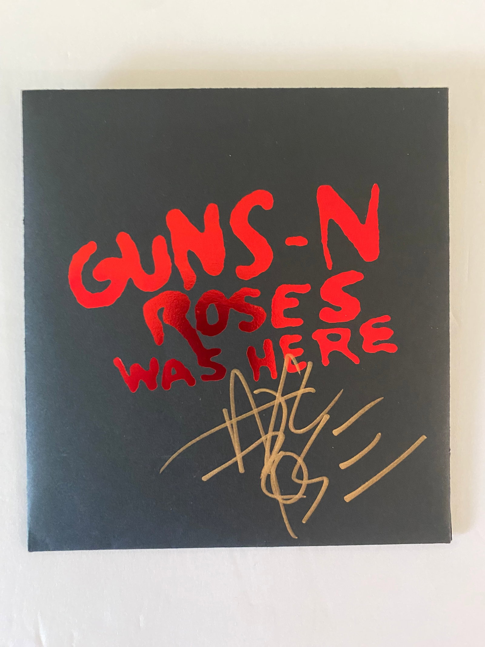 Axl Rose Guns N' Roses Autograph (1 of 1)