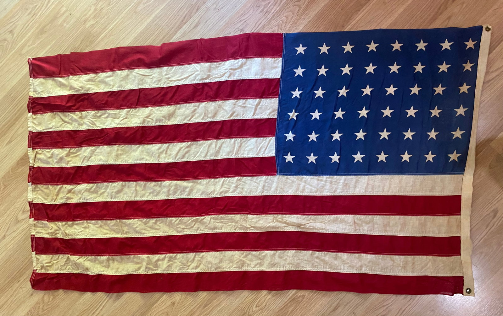 Antique 48 State American Flag - 2