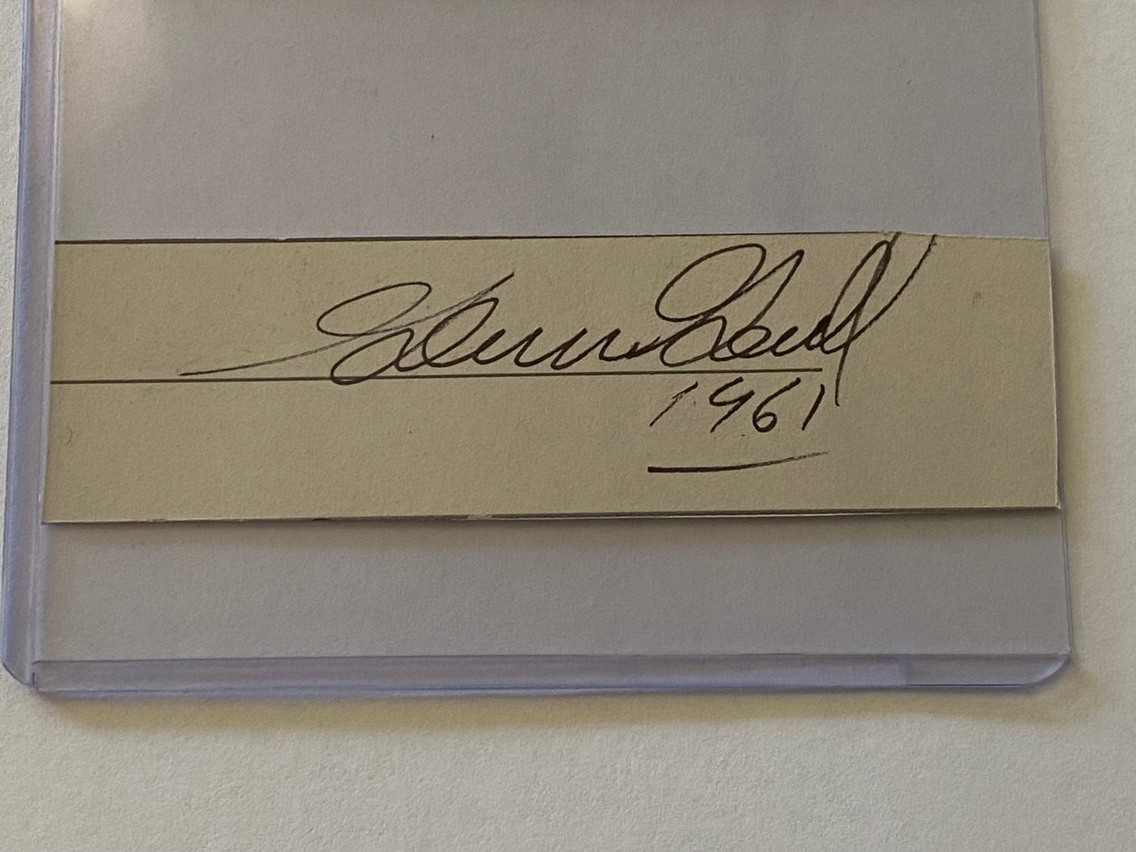 Glenn Gould Pianist Cut Signature (1 of 1)