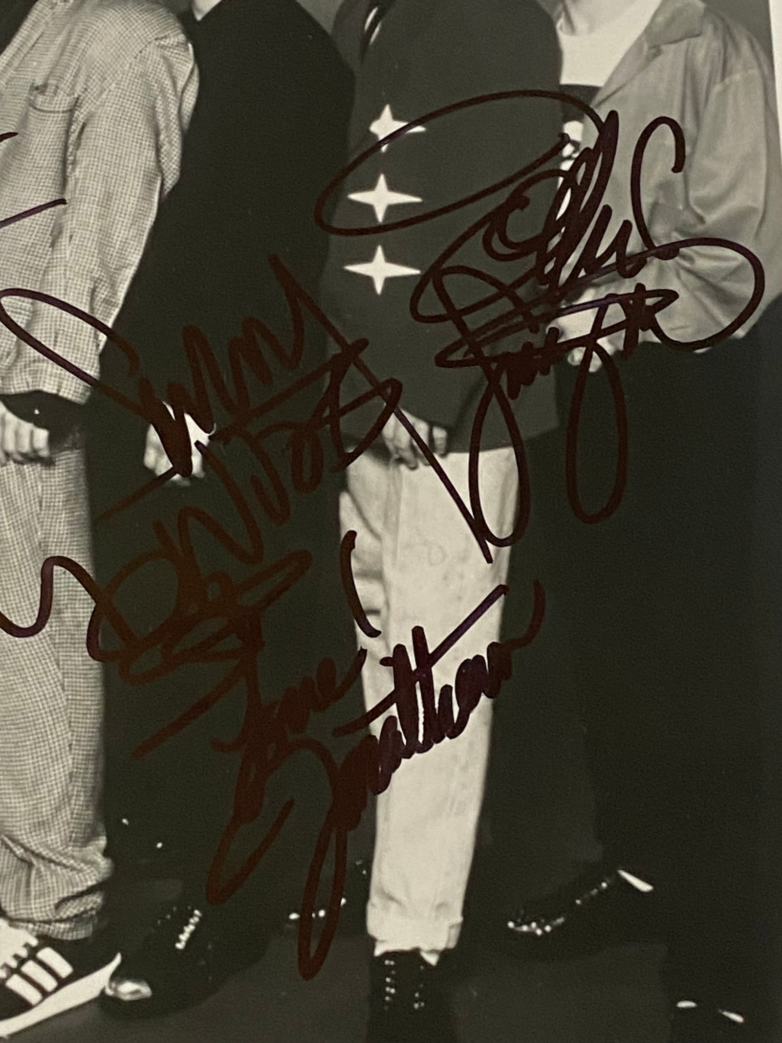 New Kids on The Block Autographed Photo - 2
