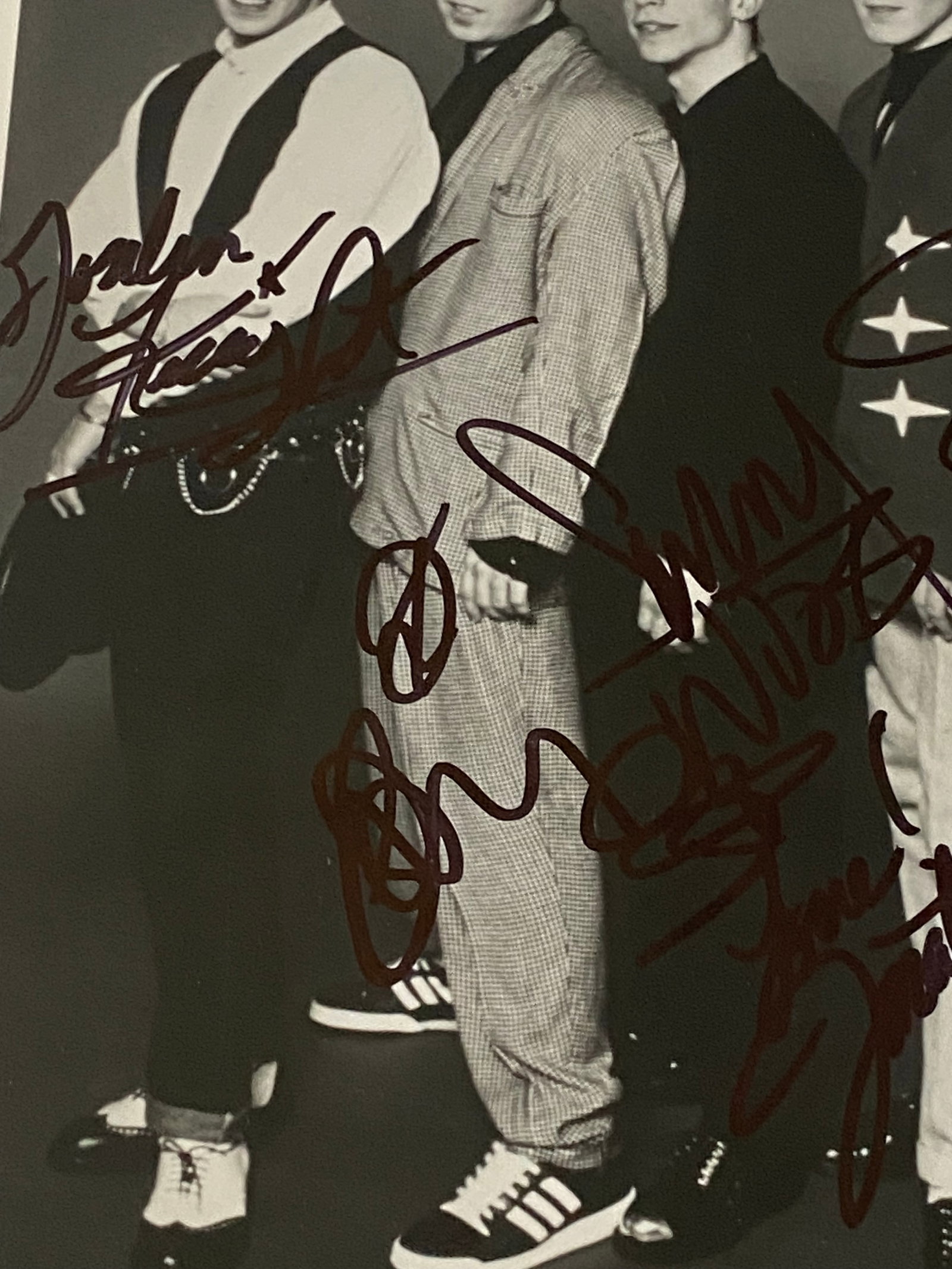 New Kids on The Block Autographed Photo - 3