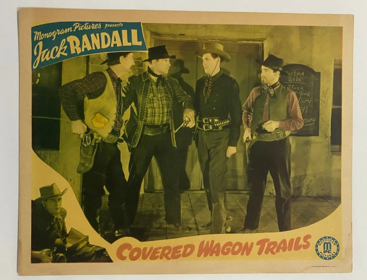 Covered Wagon Trail Original Western Movie Lobby Card: Measures 11x14
