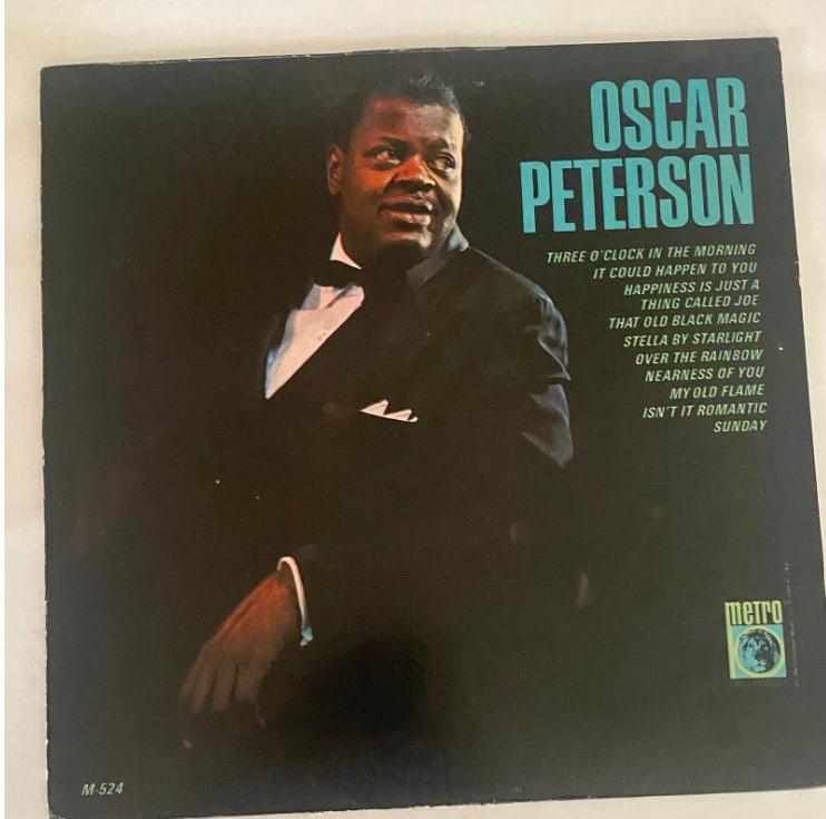 Oscar Peterson Autographed Record - 3