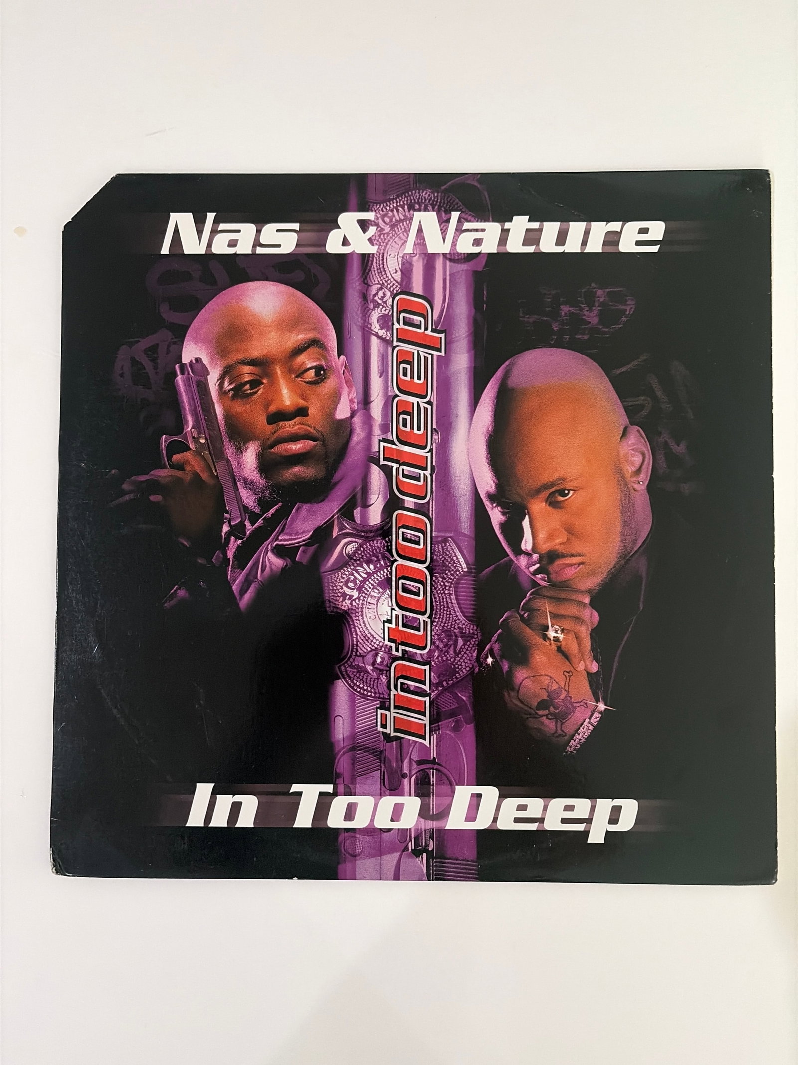 Nas Autographed Record - 2