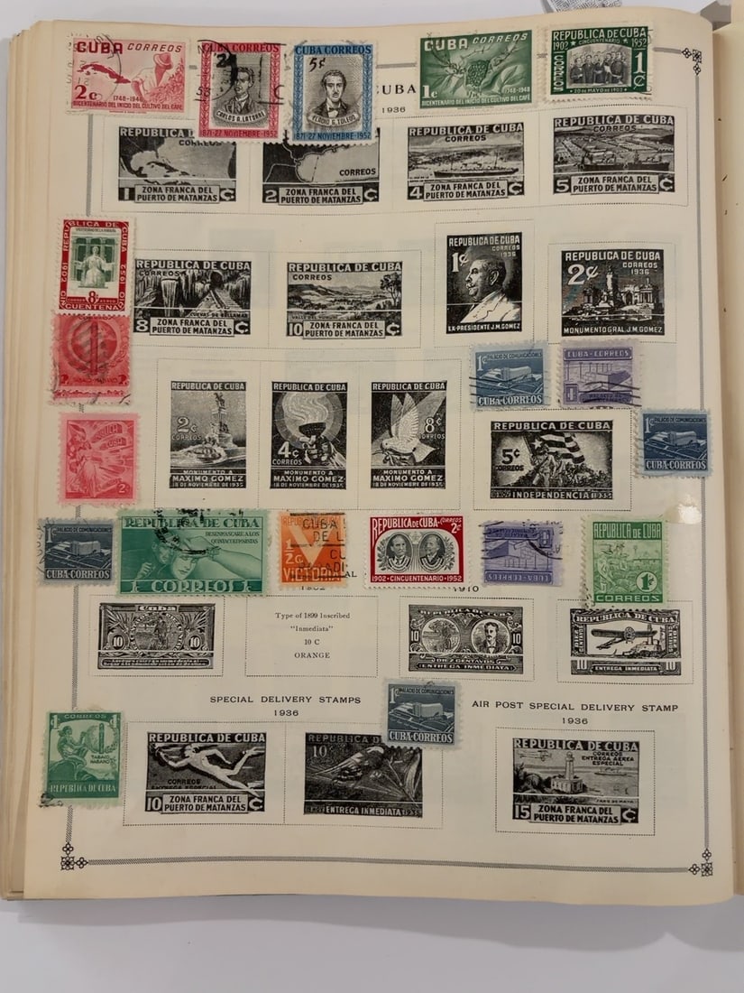 Cuba 1935-1952 Postage, Airmail & Special Delivery Collection Page (1 of 1)