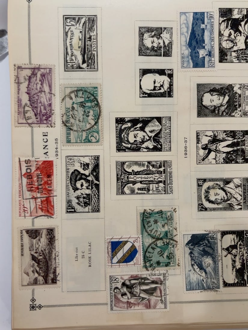 France 1914-1936 Airmail and Semi-Postal Stamp Collection Page (1 of 1)