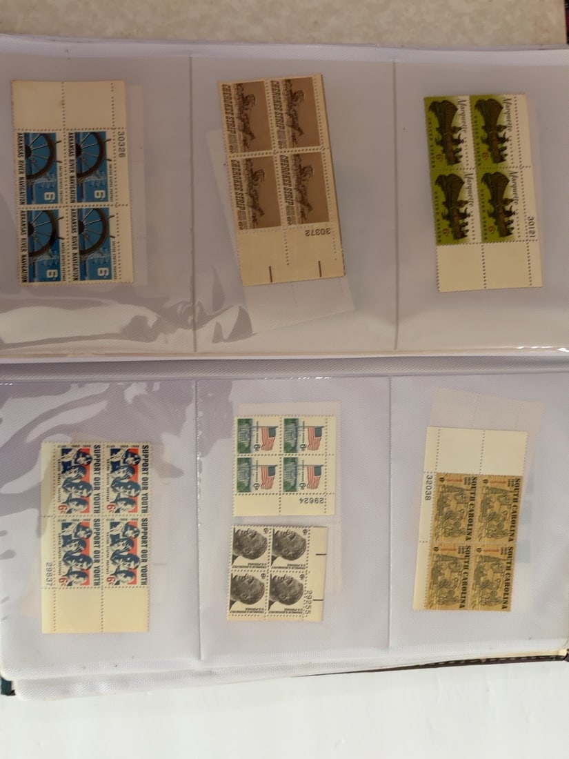 U.S. Statehood Transportation Flag & Youth Plate Blocks (1 of 1)