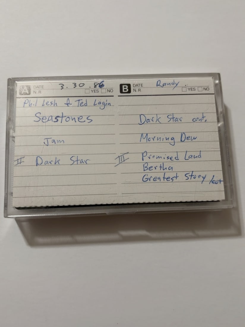 Grateful Dead Phil Lesh Seastones & Winterland 1974 Concert Cassette (1 of 2)