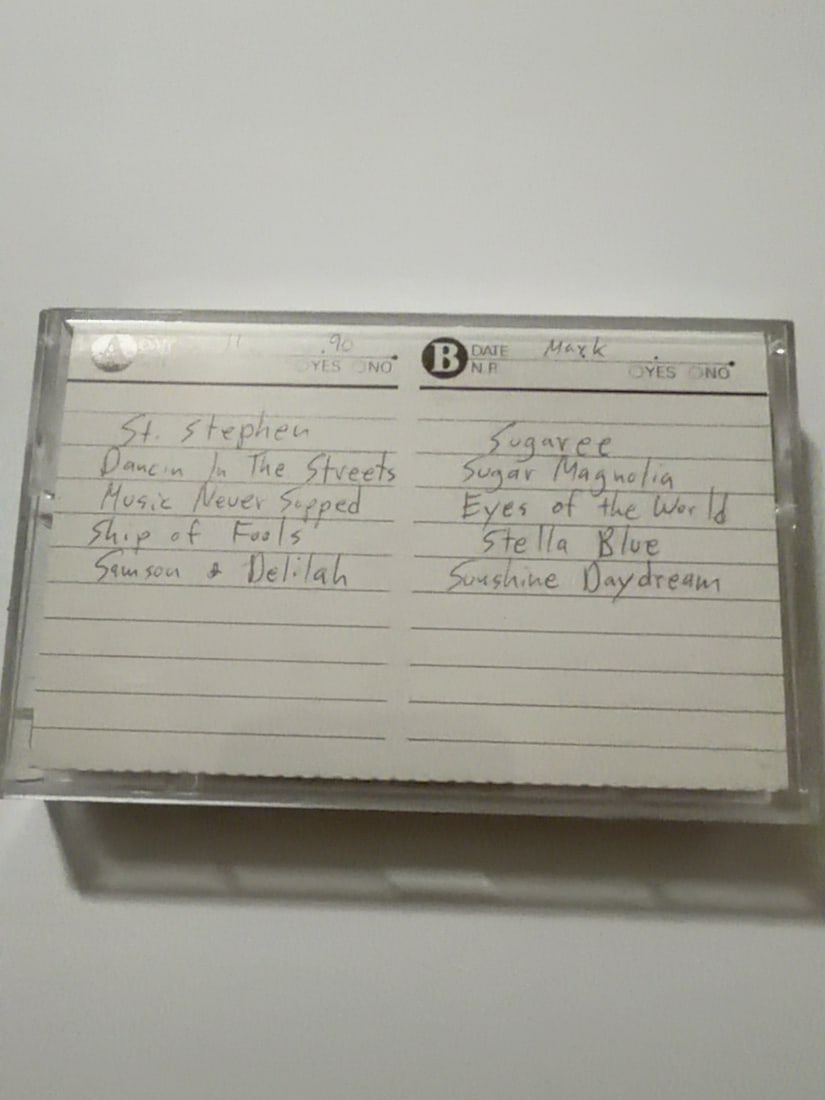 1976 Grateful Dead Capitol Theatre Passaic NJ Concert Cassette June 19: 1976 Grateful Dead Capitol Theatre Passaic NJ Concert Cassette June 19. Vintage collector-made Grateful Dead live recording cassette from a longtime Deadhead tape collection. Includes the cassette, ca