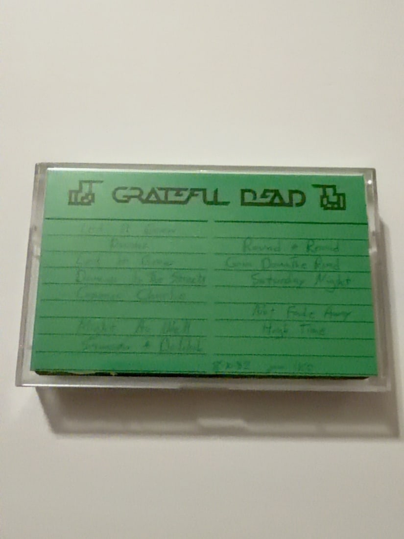 1976 Grateful Dead Passaic New Jersey Live Cassette June 19 Set II: 1976 Grateful Dead Passaic New Jersey Live Cassette June 19 Set II. Vintage collector-made Grateful Dead live recording cassette from a longtime Deadhead tape collection. Includes the cassette, case a