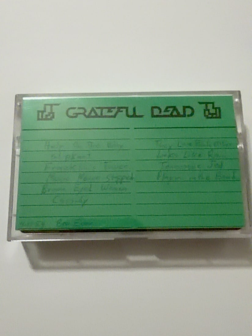 1976 Grateful Dead Capitol Theatre Live Cassette June 19 Set I: 1976 Grateful Dead Capitol Theatre Live Cassette June 19 Set I. Vintage collector-made Grateful Dead live recording cassette from a longtime Deadhead tape collection. Includes the cassette, case and/o