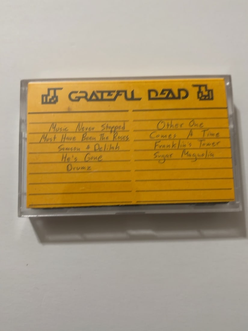 1976 Grateful Dead Shrine Auditorium Live Cassette October 15 Set II: 1976 Grateful Dead Shrine Auditorium Live Cassette October 15 Set II. Vintage collector-made Grateful Dead live recording cassette from a longtime Deadhead tape collection. Includes the cassette, case
