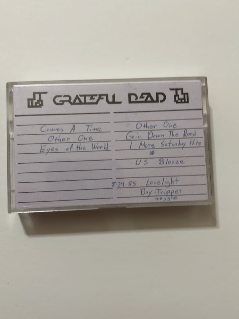1976 Grateful Dead Orpheum Theatre Live Cassette July 17 (1 of 2)